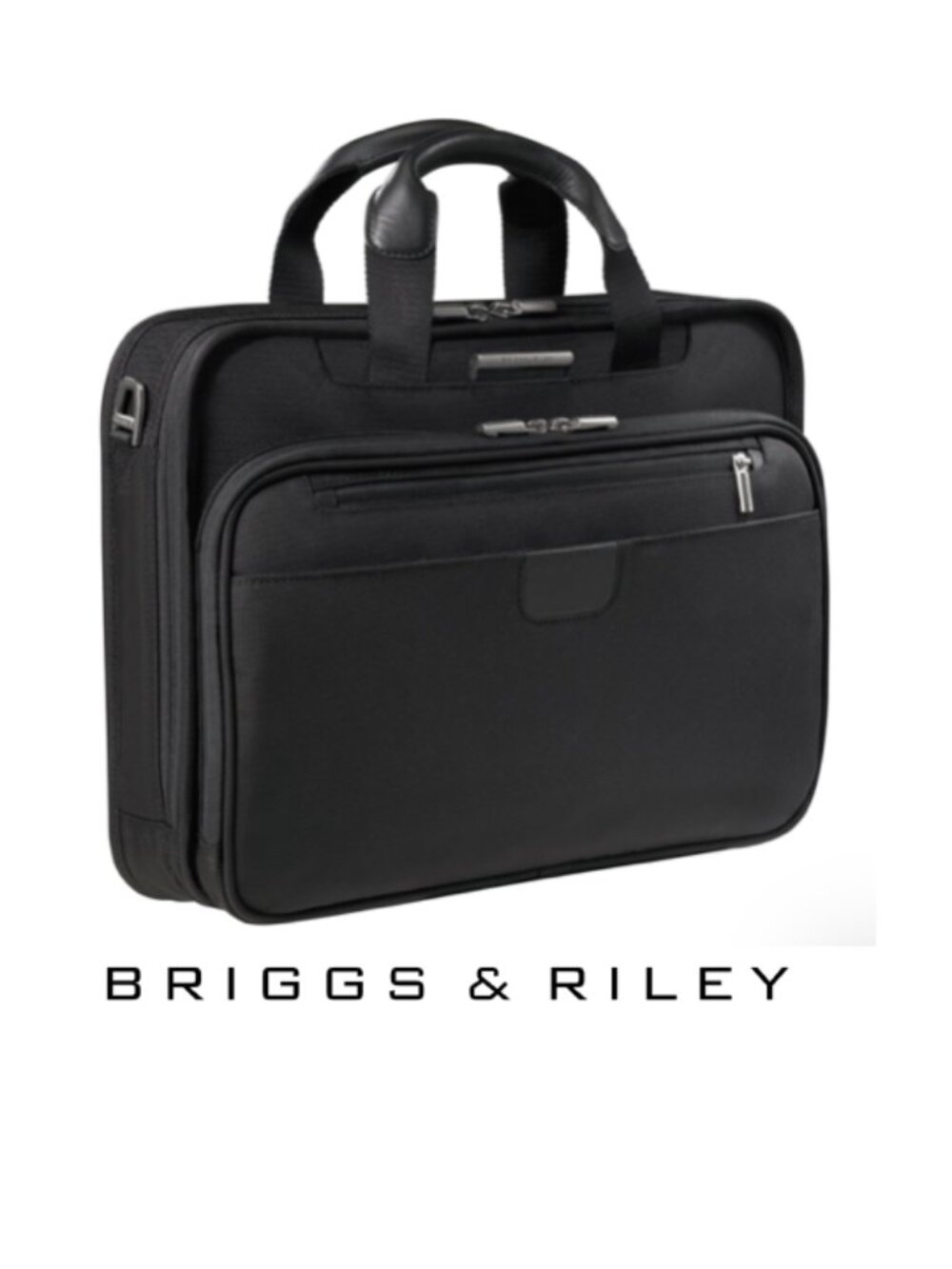 Briggs & Riley @work Medium Slim Brief - Black